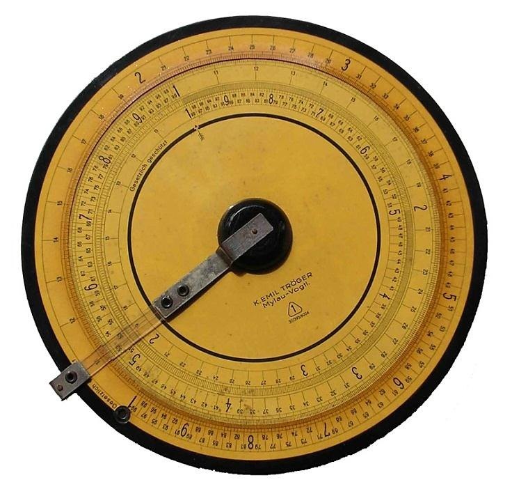 Circular Slide Rule K. Emil TRÖGER