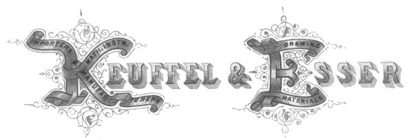 Règle à calcul de 50 cm KEUFFEL & ESSER